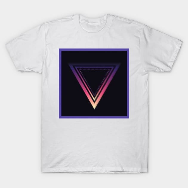 inverted triangle glow T-Shirt by wedderewa